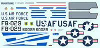 F-101A/C Decals - Click to Enlarge